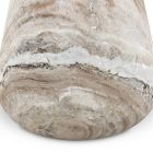 Alvarez Round Marble Outdoor Side Table (17")