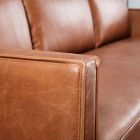 Axel Leather 2-Piece Reversible Sectional (89")