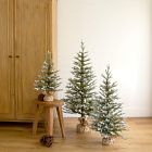 Faux Snow Christmas Tree (Set of 3)