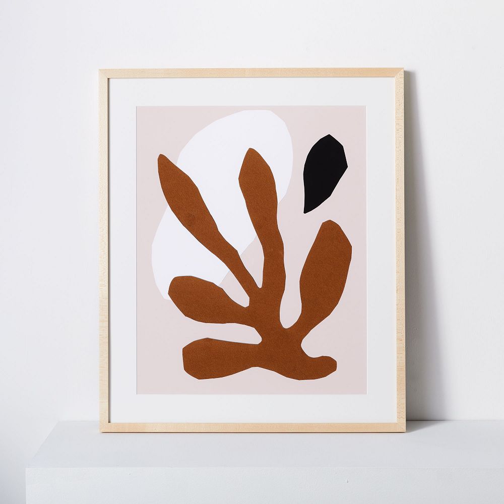 Kate Arends Framed Print - Leaf by West Elm
