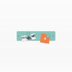 Three by Three Seattle Matte 12" Magnetic Strip
