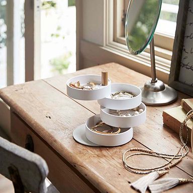 Yamazaki 4-Tiered Jewelry Tray Organizer | West Elm