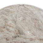 Alvarez Round Marble Outdoor Side Table (17")