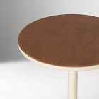 Avenor Leather Side Table (22")