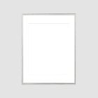 Simply Framed Oversized Gallery Frame &ndash; Antique Silver/Mat