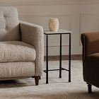 Leilani Botticino Marble Side Table (12.5")