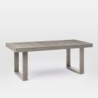 Open Box: Portside Outdoor Dining Table (76.5", Seats 6) - Weathered Gray