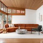 Graphic Stripes Coffee Table (36"&ndash;48")