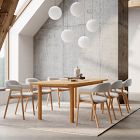 Siegel Extendable Rectangle Dining Table (59"&ndash;98")