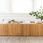Modern Paneled Wood Media Console (72")