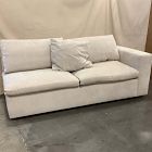 Open Box: Harmony Petite Modular Right Arm 2 Seater - Performance Distressed Velvet Sand