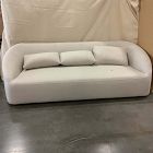 Open Box: Aviana Sofa (96"W) - Performance Yarn Dyed Linen Weave Oatmeal, Cool Walnut