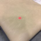 Open Box: Freeman Leather Pivot Dining Chair - Ludlow Leather Cumin, Textured Antique Bronze