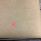 Open Box: Freeman Leather Pivot Dining Chair - Ludlow Leather Cumin, Textured Antique Bronze