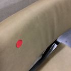 Open Box: Freeman Leather Pivot Dining Chair - Ludlow Leather Cumin, Textured Antique Bronze