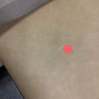 Open Box: Freeman Leather Pivot Dining Chair - Ludlow Leather Cumin, Textured Antique Bronze