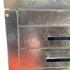 Open Box: Mid-Century Champagne Lacquer Jewelry Box, Tower (13.5"H)