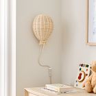 Pink Chicken Rattan Balloon Sconce (11")