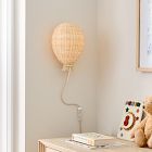 Pink Chicken Rattan Balloon Sconce (11")