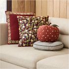Emma Chamberlain Embellished Button Pillow Cover