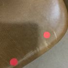 Open Box: Caton Leather Counter Stool (26") - Tobacco Leather Haven