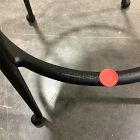 Open Box: Pierce &amp; Ward Bar Stool (30") - Pierce &amp; Ward Stripe, Black Cast Metal