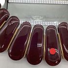 Open Box: Pierce &amp; Ward Faceted Round Wall Mirror (26" Diam) - Oxblood