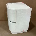 Open Box: Solstice Painted Raffia Mini Nightstand (16") - Whitewash