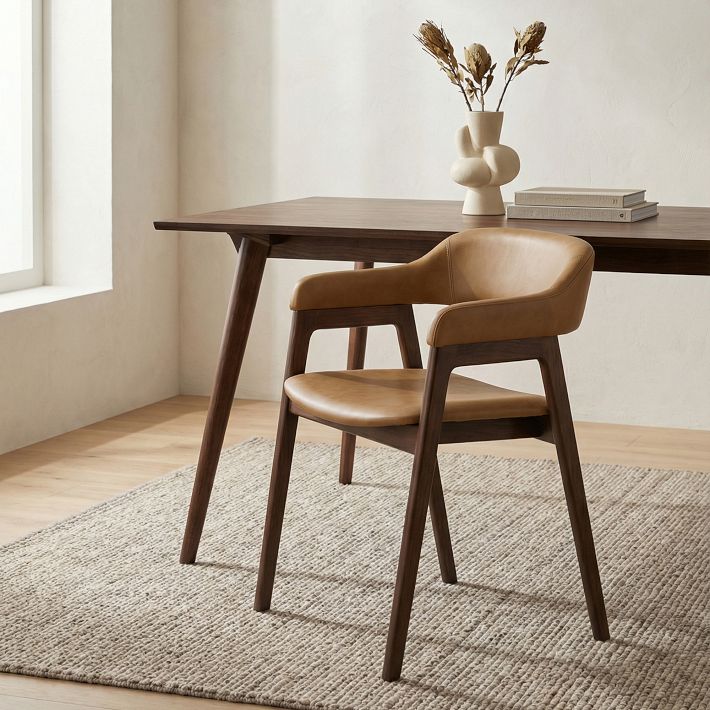 Abilene Dining Arm Chair, Mid-Century Style | West Elm
