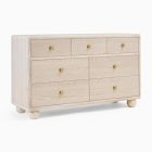 Open Box: Kids Joseph Altuzarra Sphere Foot 7-Drawer Dresser (56") - Heritage Fog