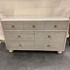 Open Box: Kids Joseph Altuzarra Sphere Foot 7-Drawer Dresser (56") - Heritage Fog