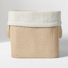 Foldover Quilted Storage Bin