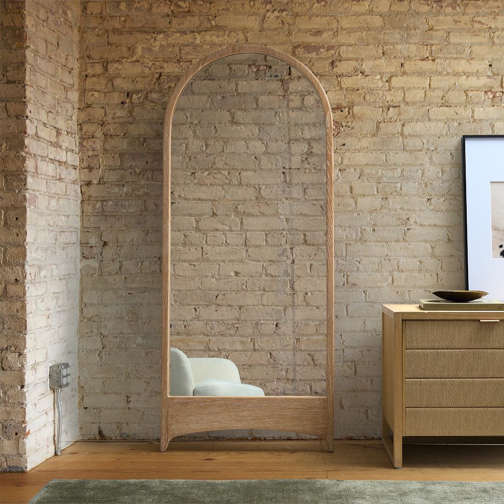 Ambrose Wood Floor Mirror by West Elm
