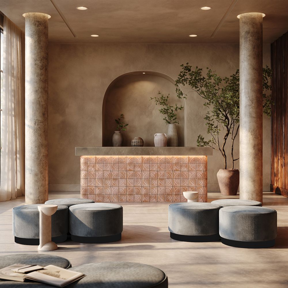 Hoffman Ottoman by West Elm