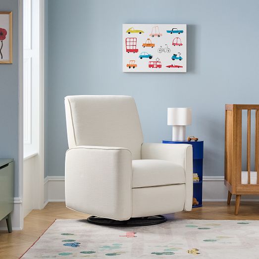 Miso Manual & Power Swivel Glider Recliner by West Elm
