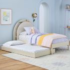 Leo Single Simple Bed &amp; Trundle