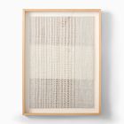 Open Box: Drawn Patchwork Thread Wall Art (31" x 42") - Brown