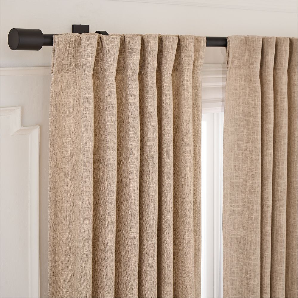 Crossweave Curtain by West Elm