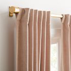 Worn Velvet Light-Filtering Curtain