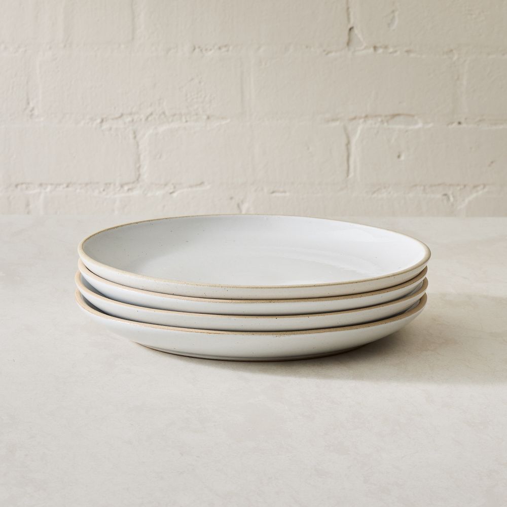 Mill Stoneware Salad Plate Sets - Natural, Set of 4