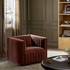 Anniina Channeled Swivel Chair