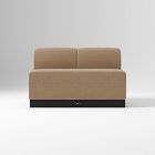 Open Box: Kirkwood Banquette, Double Seat, Power Outlet - Performance Chenille Crossweave, Ebony