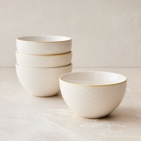 食器 ephelis stonewhite bowl s Textured Stoneware Cereal Bowl Sets | West Elm