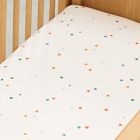 Organic Tossed Geo Crib Fitted Sheet