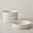 Straight-Sided Stoneware Pasta Bowl Sets