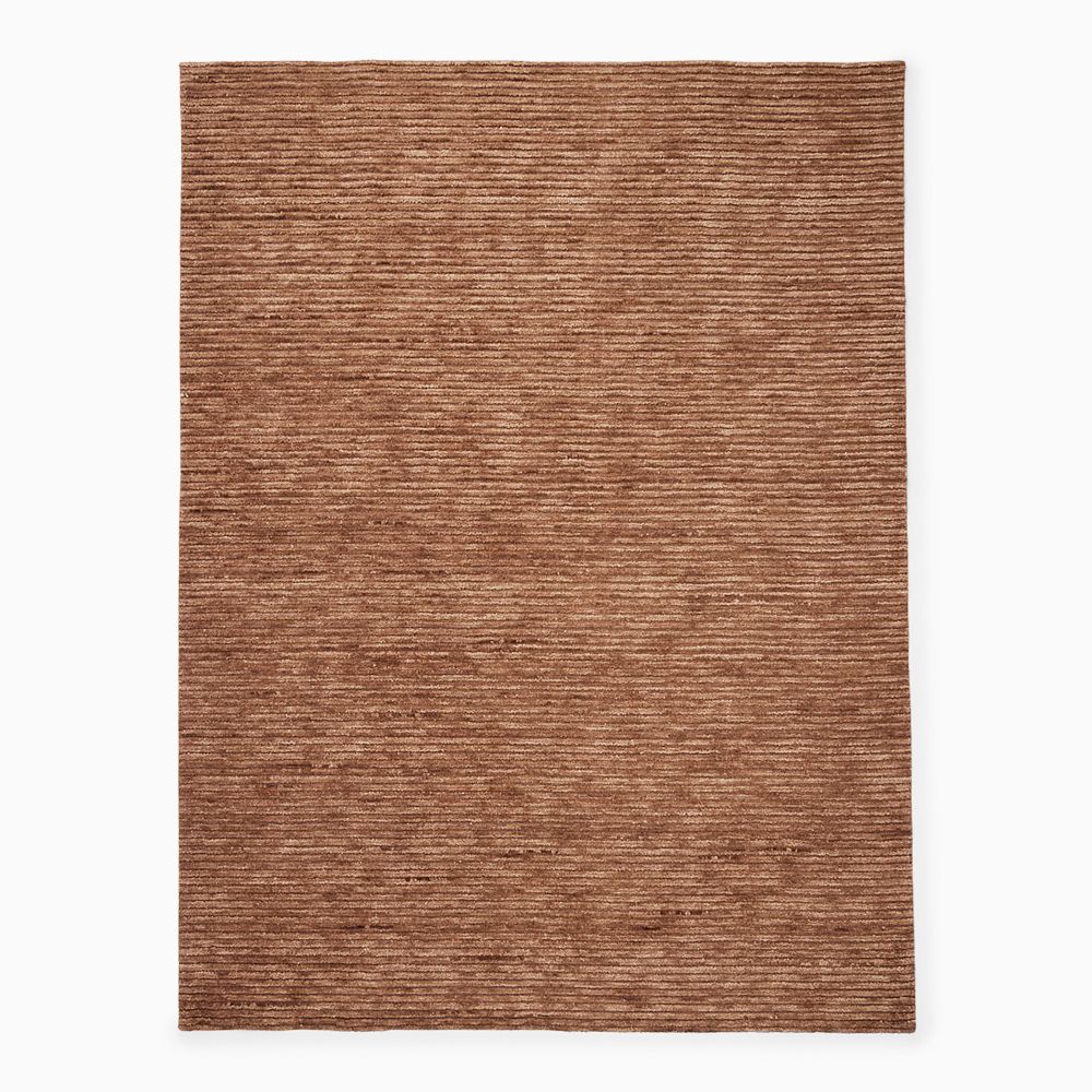 Umber Design Rug Open Box: Lumini Performance Wool Rug (9' x 12') - Burnt Umber | West Elm