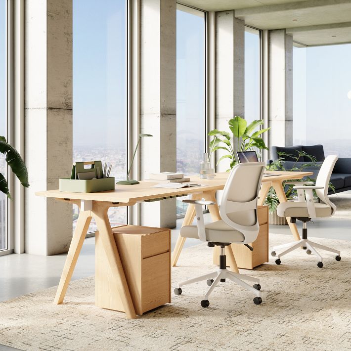 Coalesse Free Stand Adjustable Table | West Elm