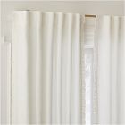 Ruffle Linen Light-Filtering Curtain