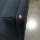 Open Box: Arianna Armless Single - Performance Yarn Dyed Linen Weave, Midnight