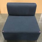 Open Box: Arianna Armless Single - Performance Yarn Dyed Linen Weave, Midnight